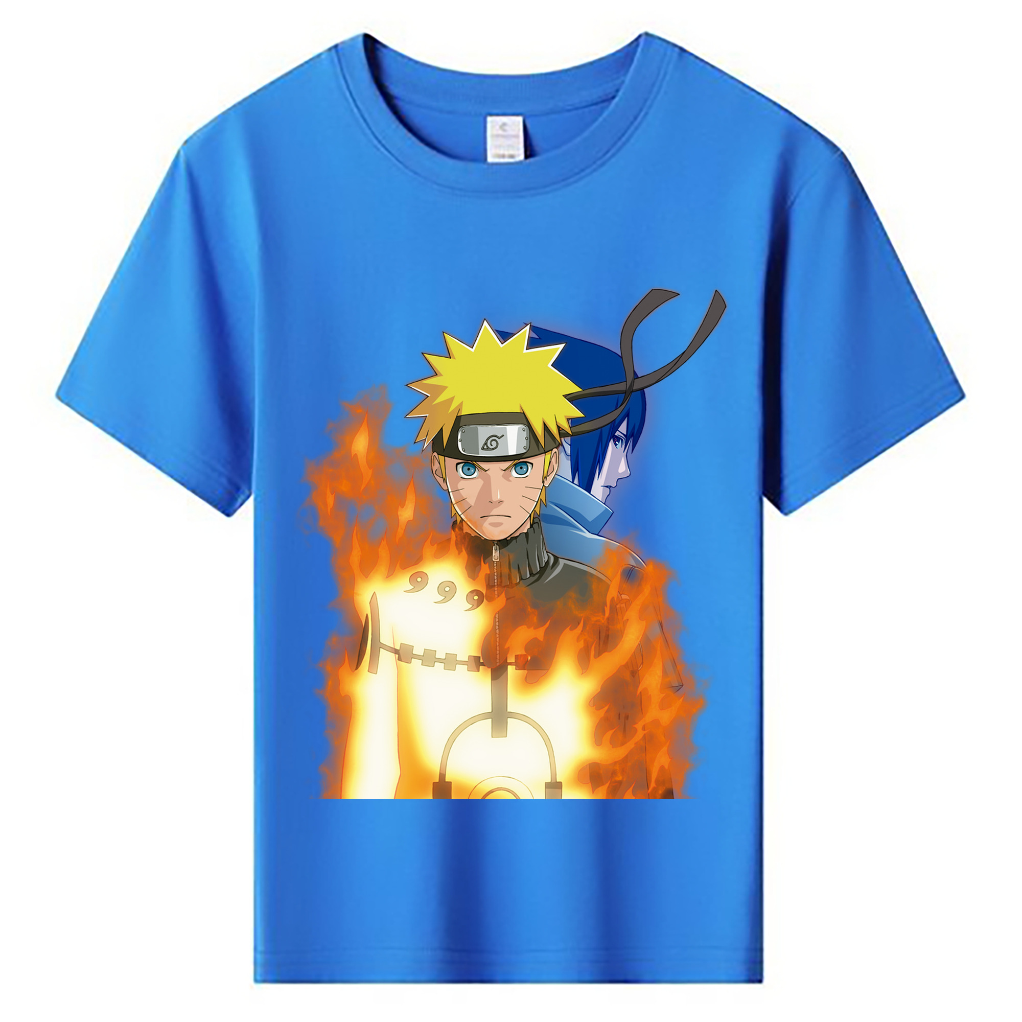 （画像用） NARUTO -ナルト- うずまき ナルト Uzumaki Naruto 綿100％キッズTシャツ（フロントプリント）
